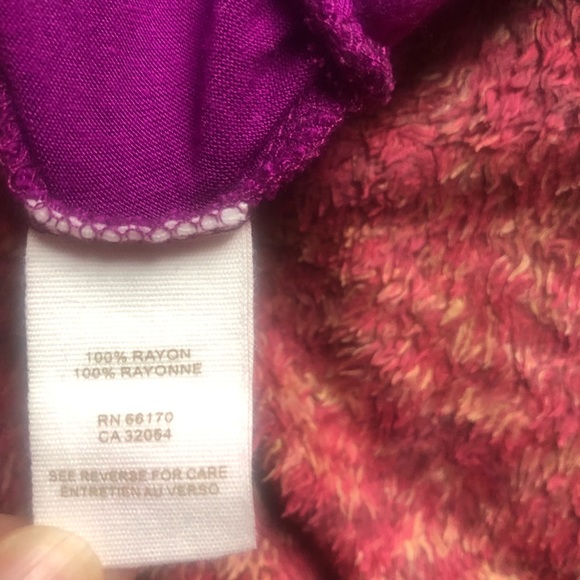 ❤️Free People Purple Cold Shoulder Long Sleeve Top - Picture 7 of 7